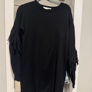 RD Style Black Knit Sweater dress
